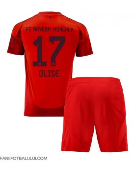 Bayern Munich Michael Olise #17 Echipament de Fotbal Replică 2024-25 Copii Acasa (+ Șorturi)